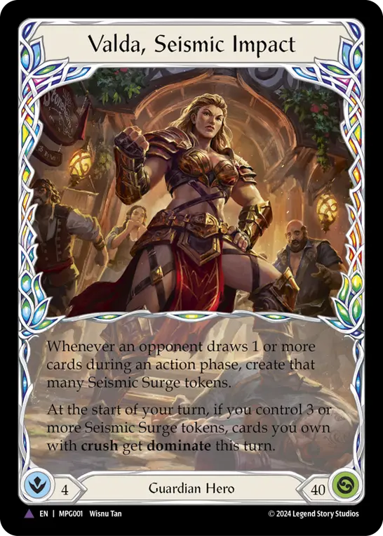 Valda, Seismic Impact — Extended Art — Cold Foil
