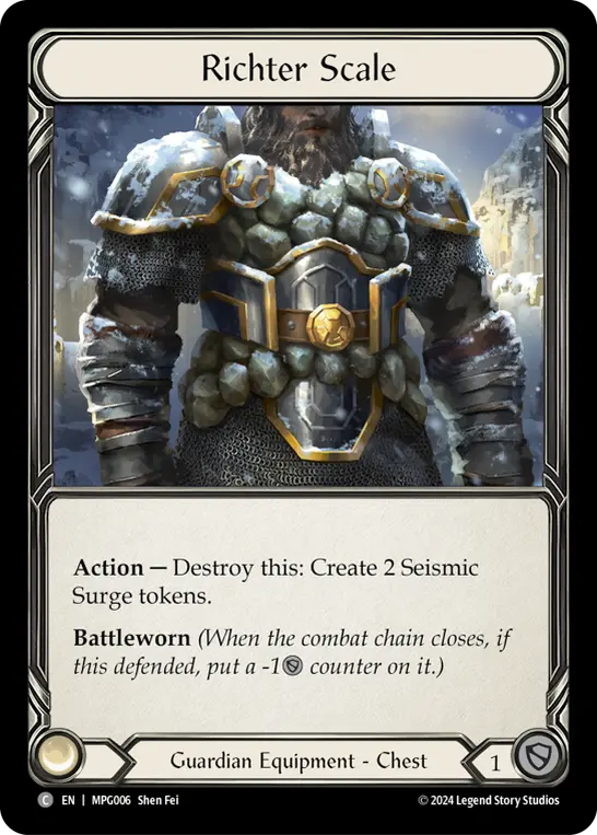 Richter Scale — Cold Foil