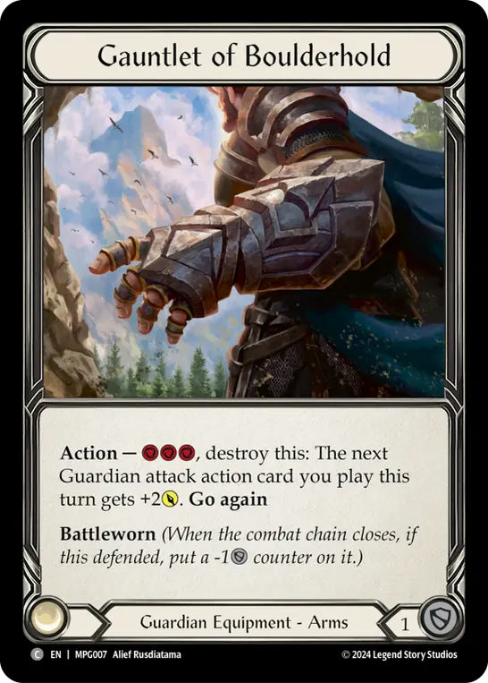 Gauntlet of Boulderhold — Cold Foil
