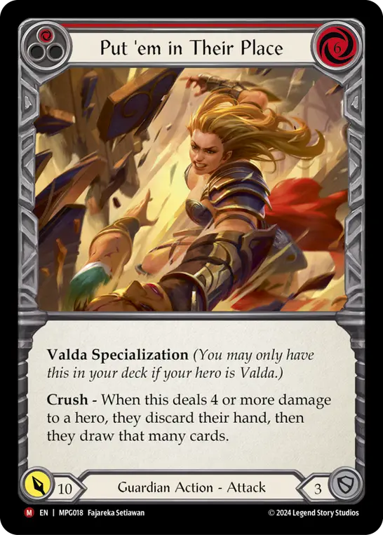 Put 'Em In Their Place — Rainbow Foil