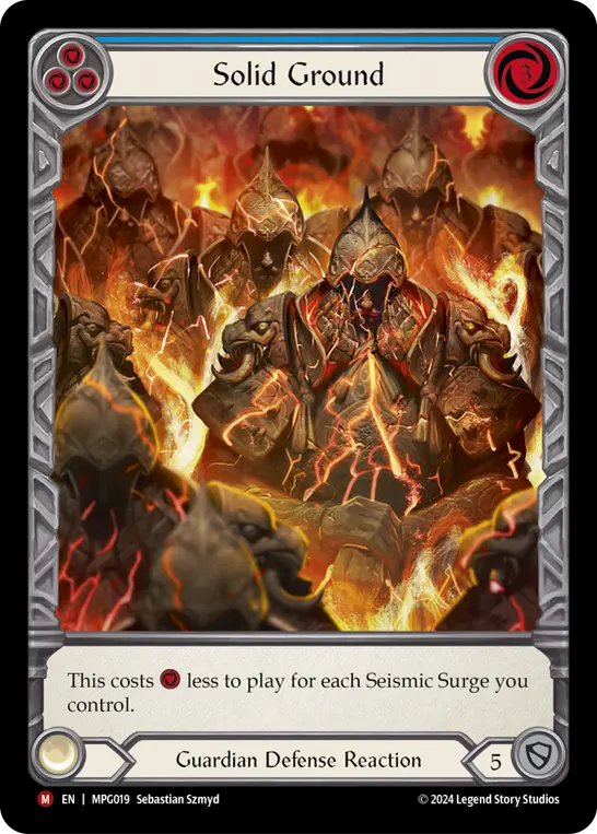 Solid Ground — Extended Art — Rainbow Foil