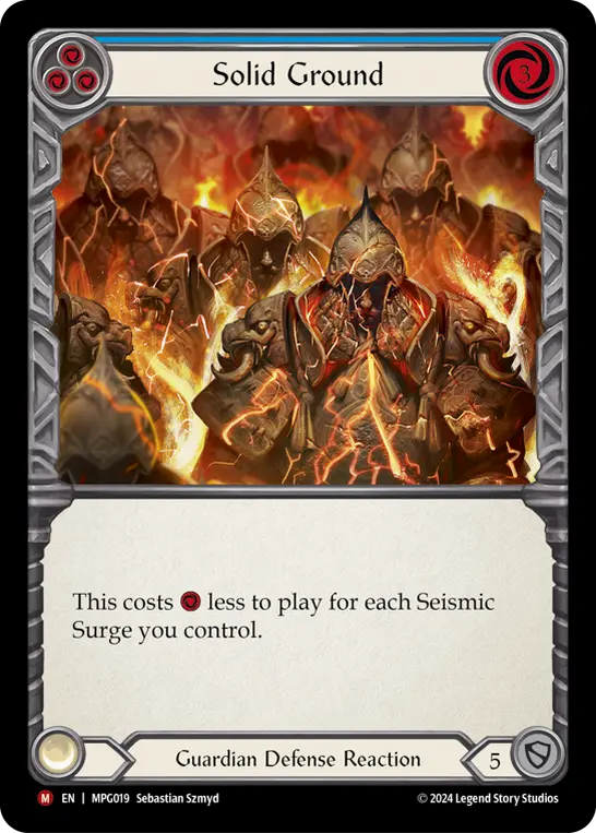 Solid Ground — Rainbow Foil
