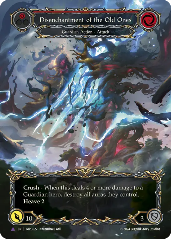 Disenchantment of the Old Ones — Extended Art — Cold Foil
