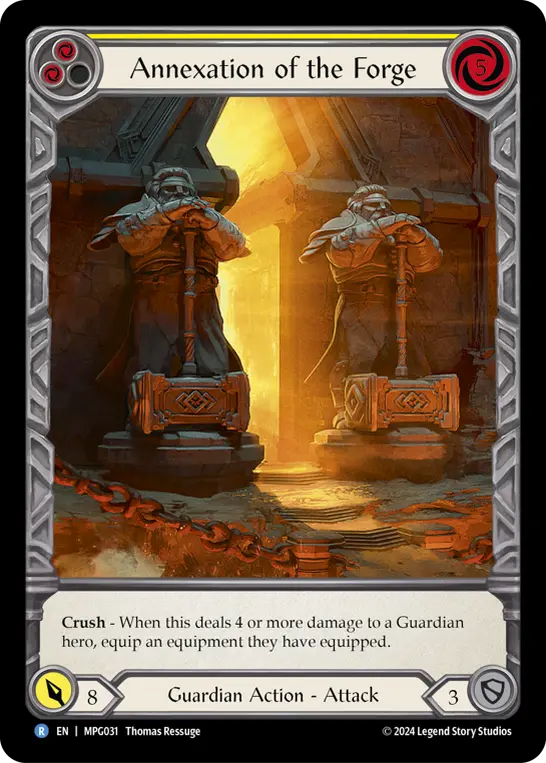 Annexation of the Forge — Extended Art — Rainbow Foil