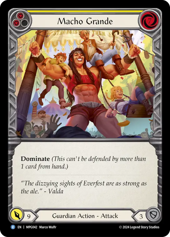 Macho Grande — Rainbow Foil