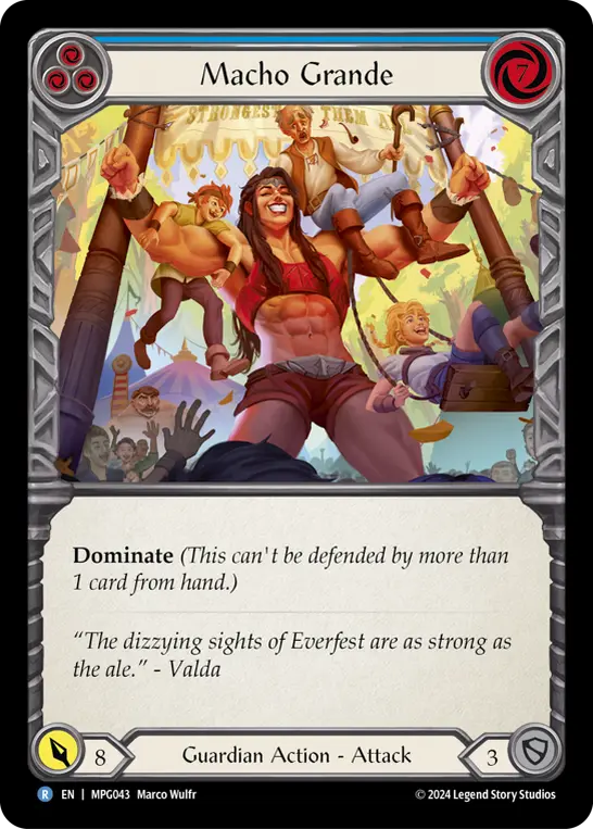 Macho Grande — Rainbow Foil