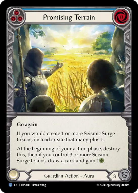 Promising Terrain — Rainbow Foil