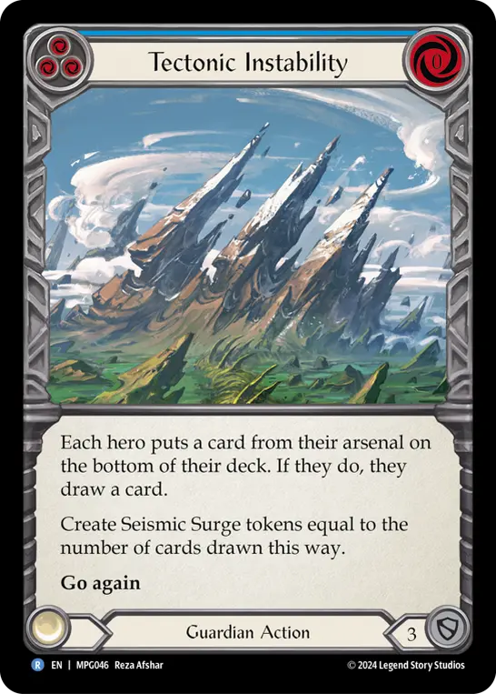 Tectonic Instability — Rainbow Foil