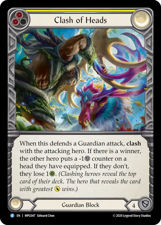 Clash of Heads — Rainbow Foil