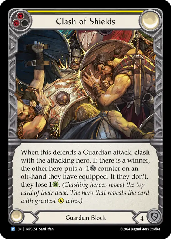 Clash of Shields — Rainbow Foil