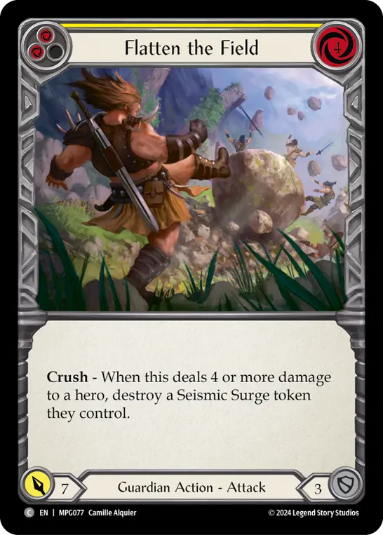 Flatten the Field — Rainbow Foil
