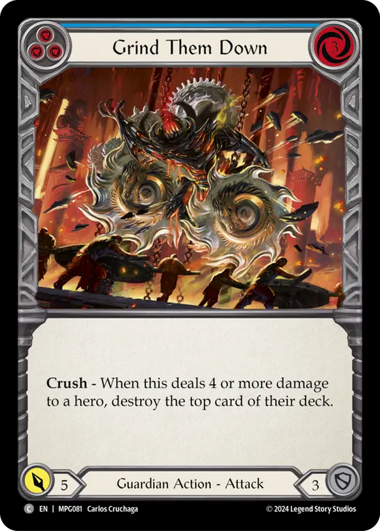 Grind Them Down — Rainbow Foil