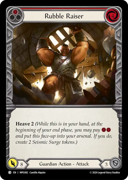 Rubble Raiser — Rainbow Foil