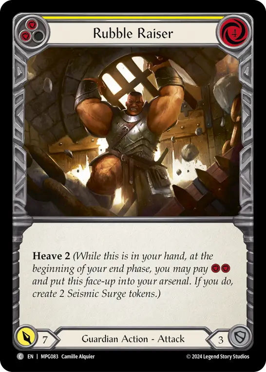 Rubble Raiser — Rainbow Foil