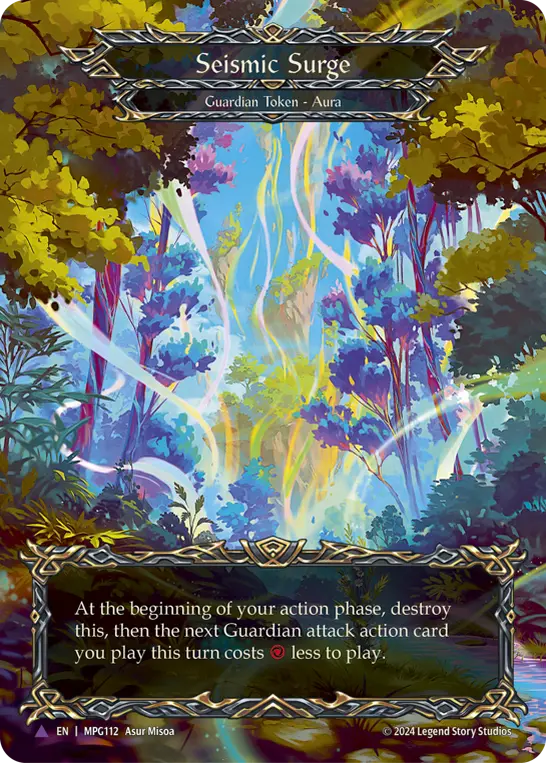 Seismic Surge — Extended Art — Cold Foil (MPG112-A)