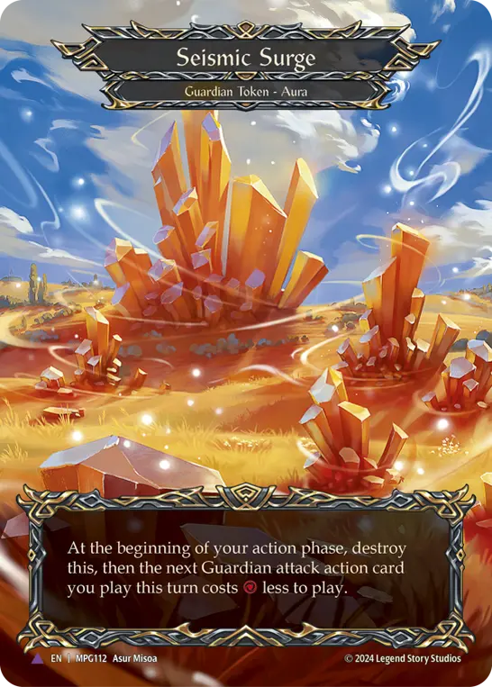 Seismic Surge — Extended Art — Cold Foil (MPG112-B)