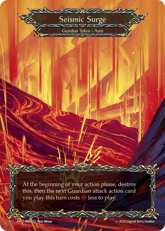 Seismic Surge — Extended Art — Cold Foil (MPG112-C)