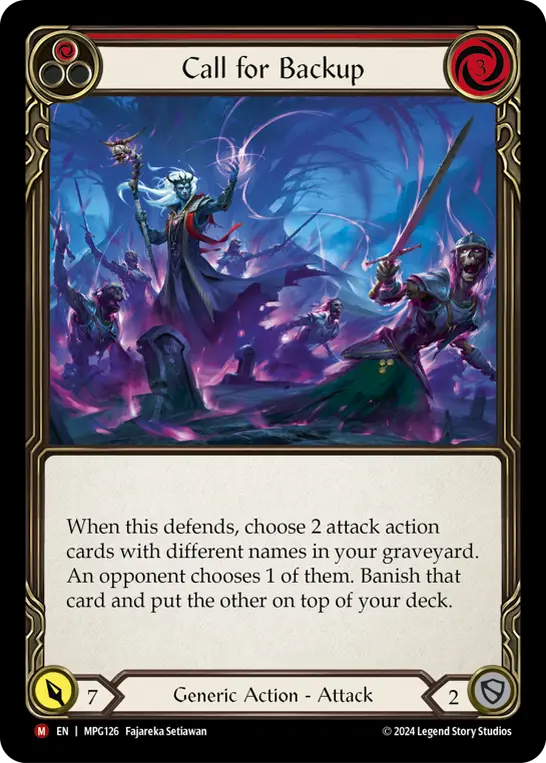Call for Backup — Rainbow Foil