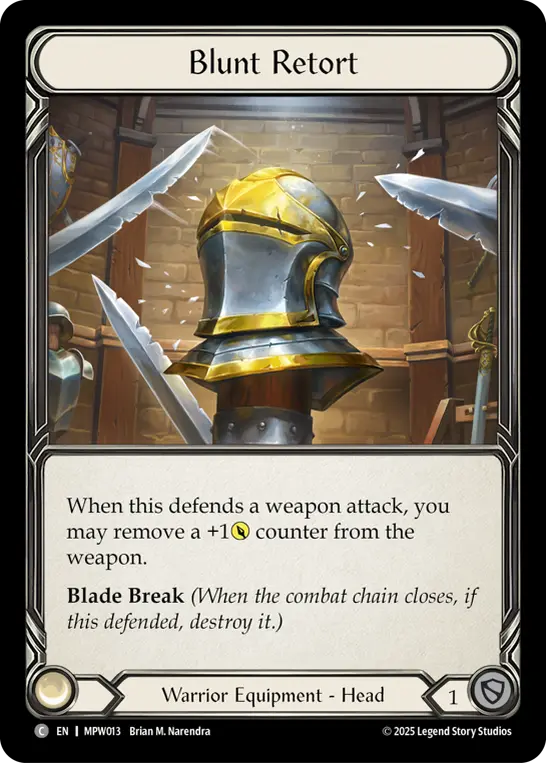 Blunt Retort — Cold Foil