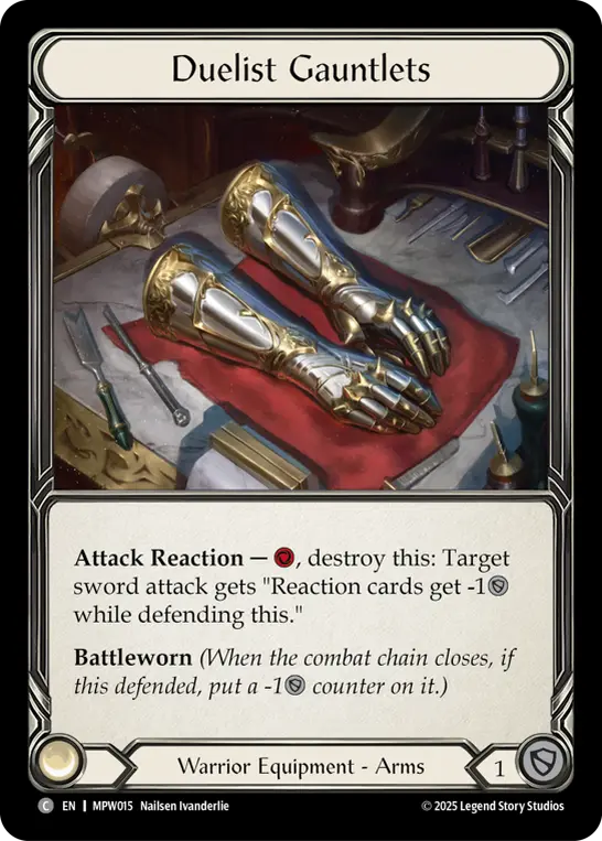 Duelist Gauntlets — Cold Foil