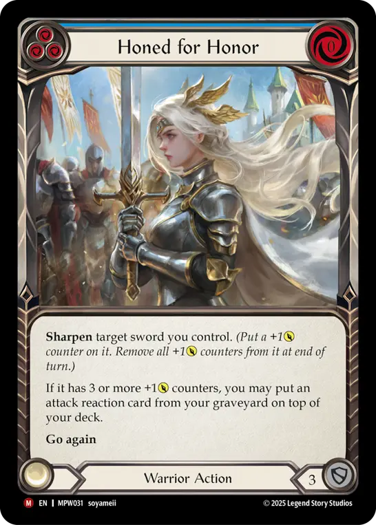 Honed for Honor — Rainbow Foil