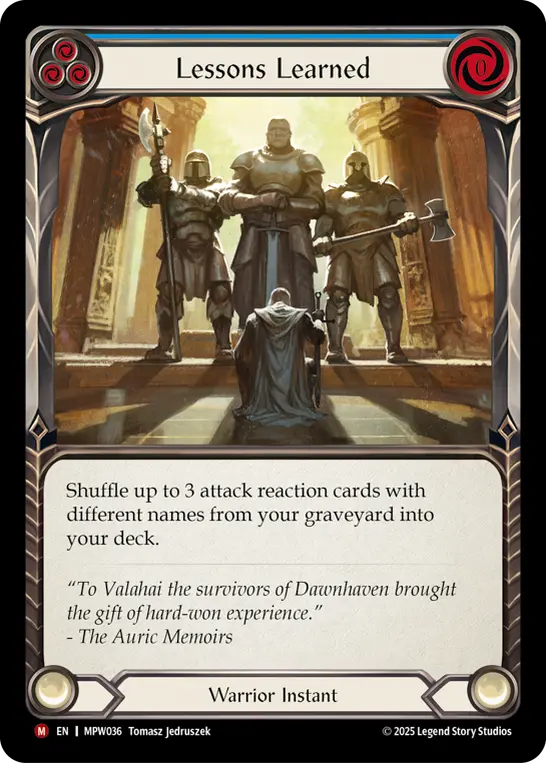 Lessons Learned — Rainbow Foil