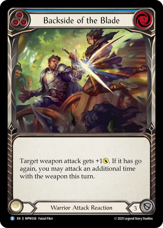 Backside of the Blade — Rainbow Foil