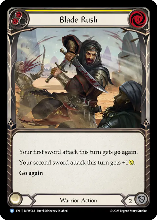 Blade Rush — Rainbow Foil