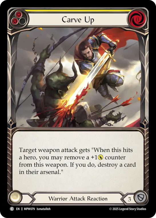 Carve Up — Rainbow Foil