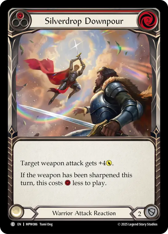 Silverdrop Downpour — Rainbow Foil