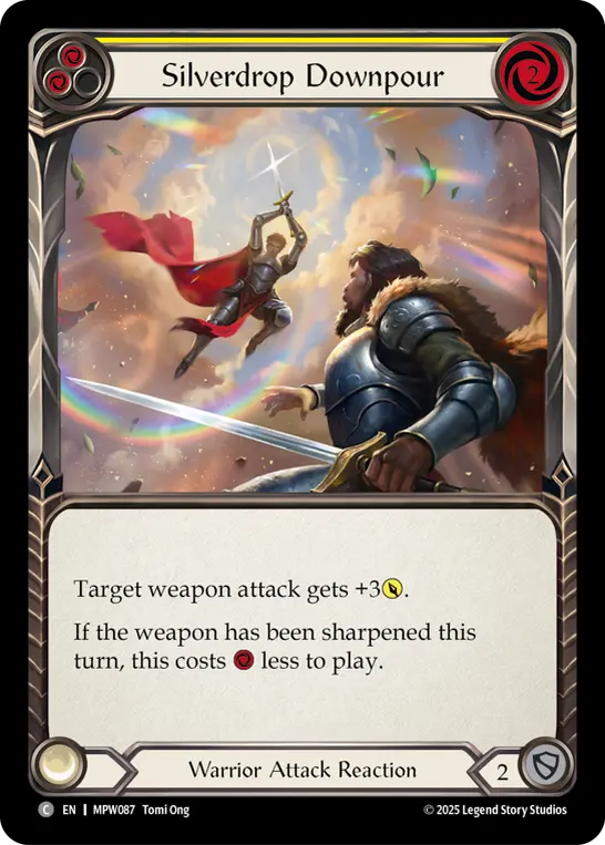 Silverdrop Downpour — Rainbow Foil