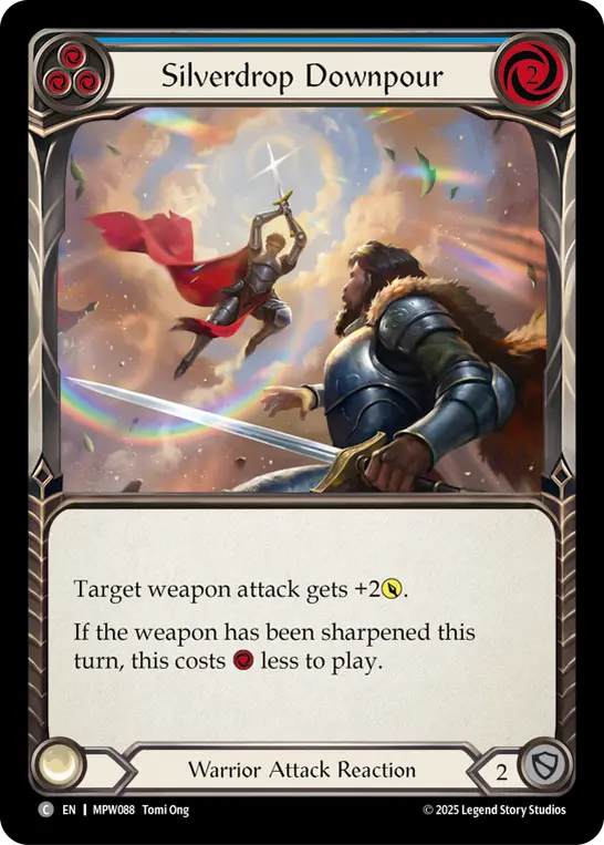 Silverdrop Downpour — Rainbow Foil
