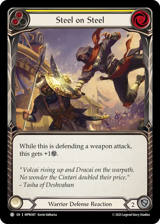 Steel on Steel — Rainbow Foil