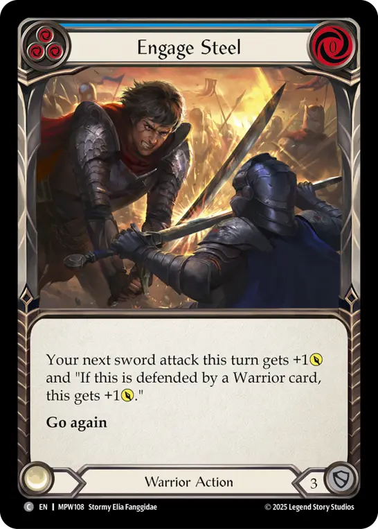 Engage Steel — Rainbow Foil