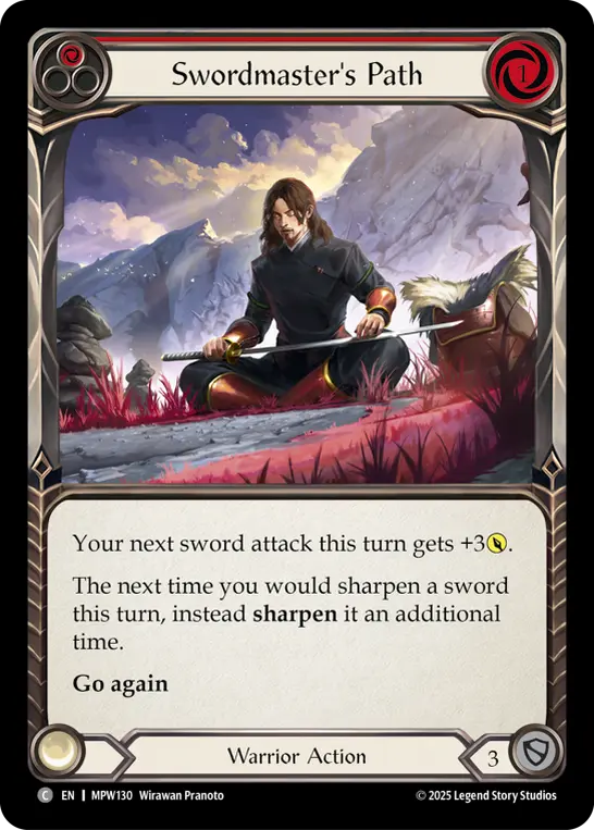 Swordmaster's Path — Rainbow Foil