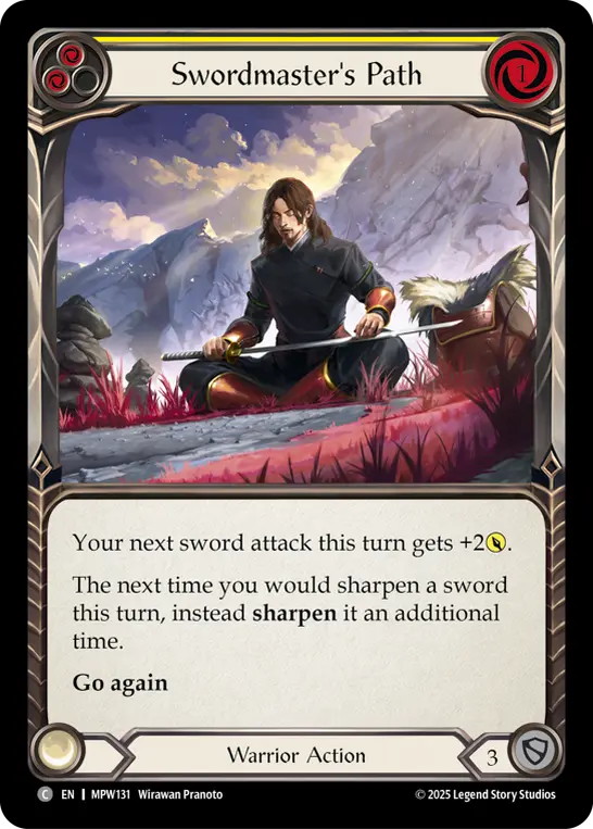 Swordmaster's Path — Rainbow Foil