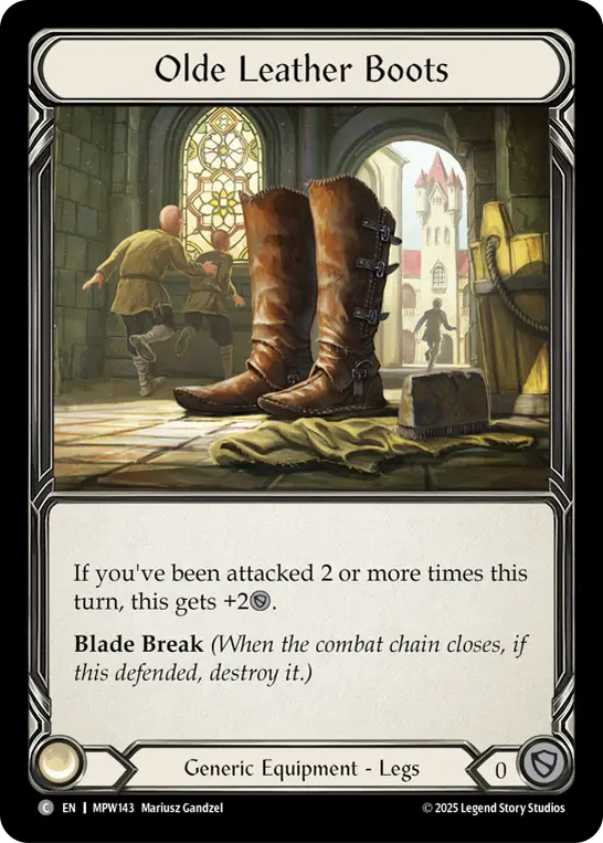 Olde Leather Boots — Cold Foil