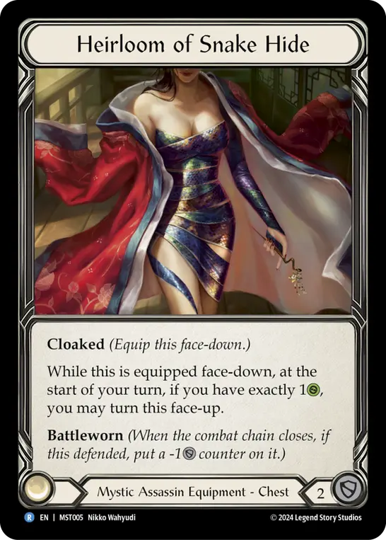 Heirloom of Snake Hide — Cold Foil