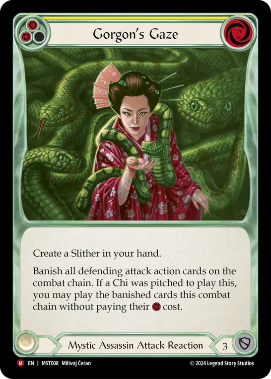 Gorgon's Gaze — Rainbow Foil