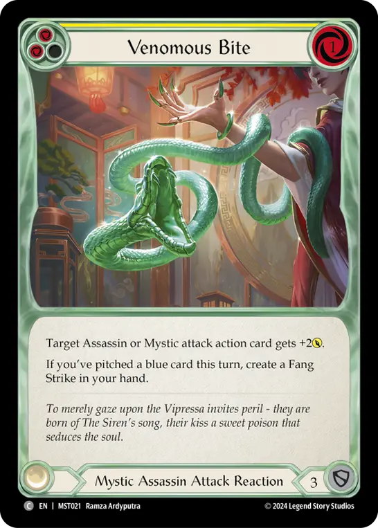 Venomous Bite — Rainbow Foil