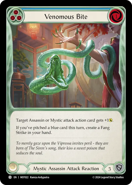 Venomous Bite — Rainbow Foil