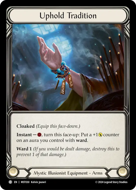 Uphold Tradition — Cold Foil