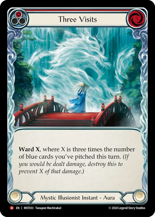 Three Visits — Rainbow Foil