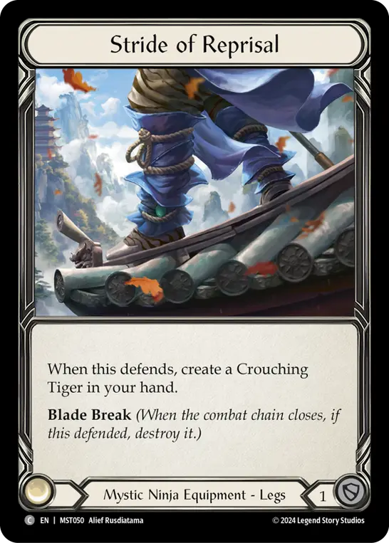 Stride of Reprisal — Cold Foil