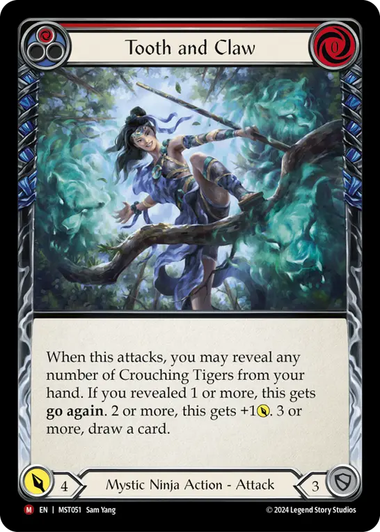Tooth and Claw — Rainbow Foil