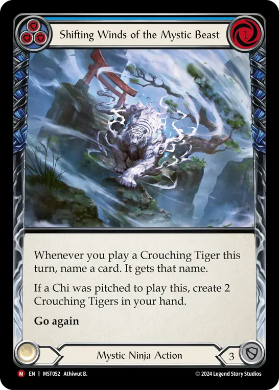 Shifting Winds of the Mystic Beast — Rainbow Foil