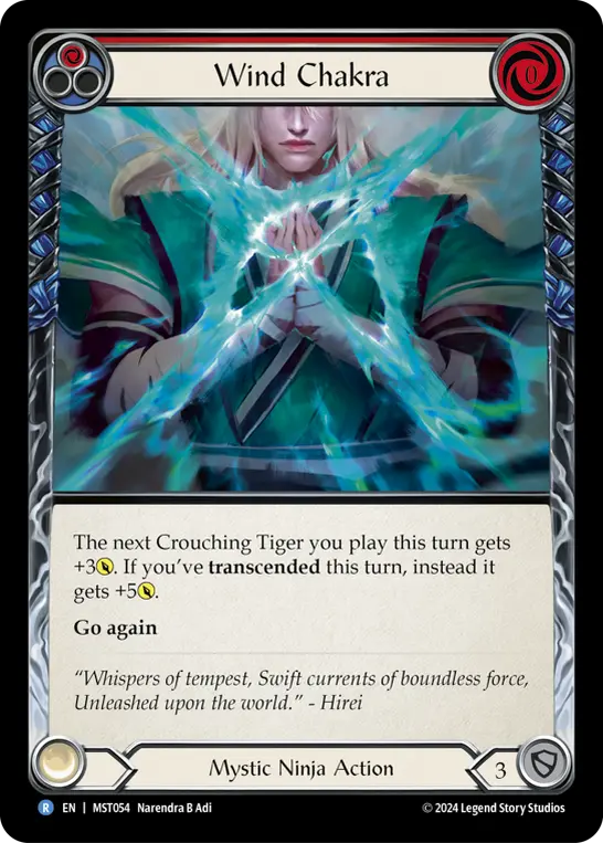 Wind Chakra — Rainbow Foil