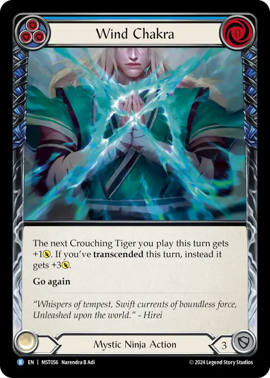 Wind Chakra — Rainbow Foil