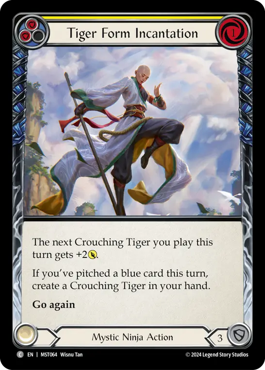 Tiger Form Incantation — Rainbow Foil