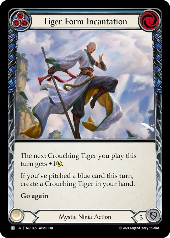 Tiger Form Incantation — Rainbow Foil